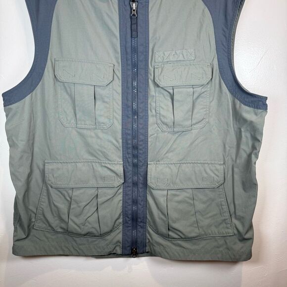 Duluth Men's Dry on the Fly Gray Green Vest Size 2XL Tall - Picture 3 of 16